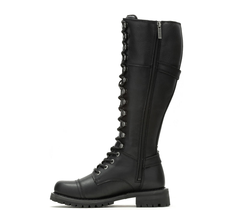 Women's Beechwood Leather Waterproof Riding Skull Boot