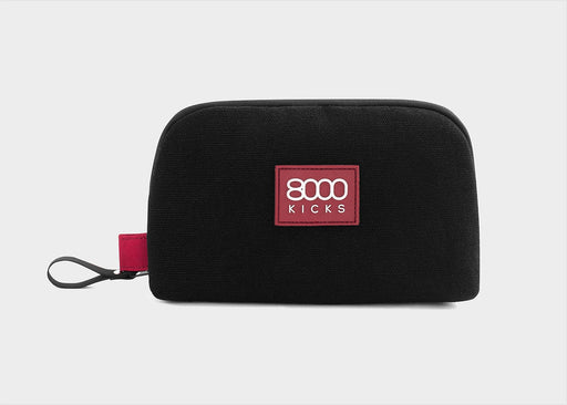 8000Kicks Apparel & Accessories Accessory & Tech Pouch in black hemp 5065008686705 Accessory & Tech Pouch in black hemp