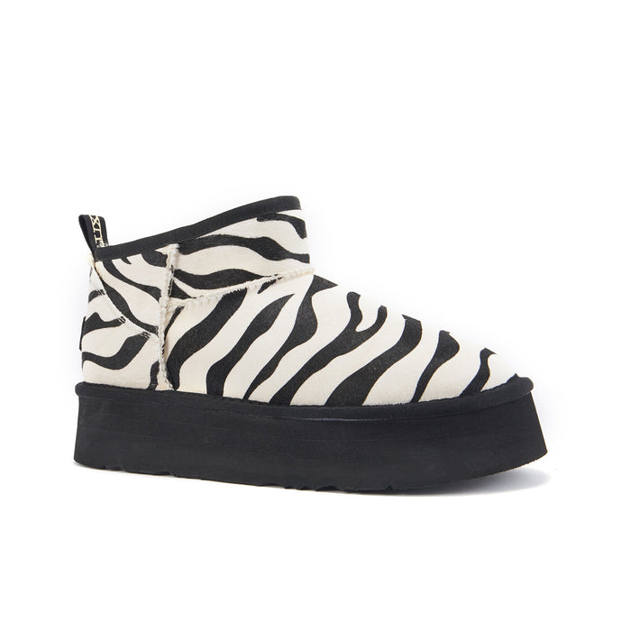 COSY ULTRA SHORT PLATFOAM BLACK ZEBRA