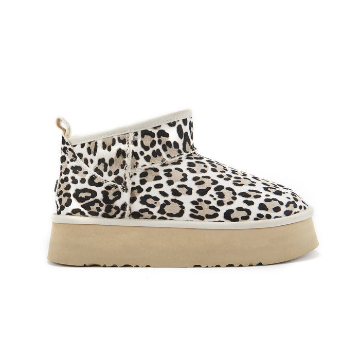 COSY ULTRA SHORT PLATFOAM SNOW LEOPARD