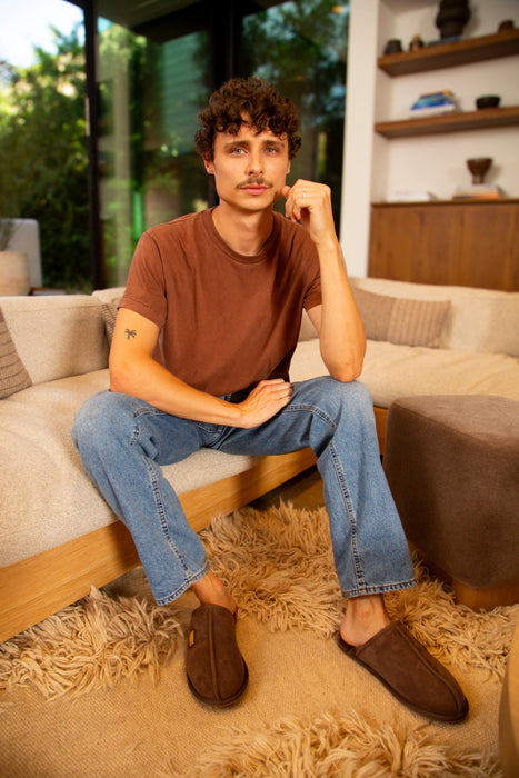 MENS CLOSED MULE BEVA