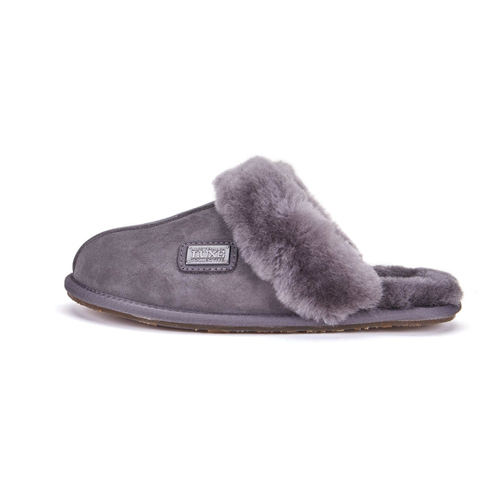 CLOSED MULE GRAY