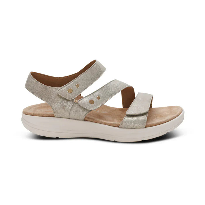 AETREX SANDAL 6 - 6.5 US ( 36 EU ) / champagne SAVANNAH PLATFORM SAVANNAH PLATFORM