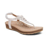 AETREX SANDAL 6 / Ivory Evelyn Thong Sandal 045468518049 Evelyn Thong Sandal / Ivory