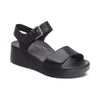 AETREX SANDAL Ariel Adjustable Quarter Strap Wedge Ariel Adjustable Quarter Strap Wedge / Black