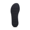 AETREX SANDAL Ariel Adjustable Quarter Strap Wedge Ariel Adjustable Quarter Strap Wedge / Black