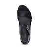 AETREX SANDAL Ariel Adjustable Quarter Strap Wedge Ariel Adjustable Quarter Strap Wedge / Black