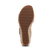 AETREX SANDAL Madelyn Quarter Strap Wedge Madelyn Quarter Strap Wedge / Taupe Multi