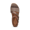 AETREX SANDAL Madelyn Quarter Strap Wedge Madelyn Quarter Strap Wedge / Taupe Multi