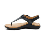 AETREX SANDAL Tracey  Adjustable  Thong  Sandal Tracey  Adjustable  Thong  Sandal / Black