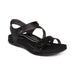 AETREX SANDALS 35 / Black Sparkle Jess Adjustable Quarter Strap Sandal Jess Adjustable Quarter Strap Sandal