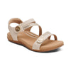 AETREX SANDALS 35 / Champagne Sparkle Jess Adjustable Quarter Strap Sandal Jess Adjustable Quarter Strap Sandal / Champagne Sparkle