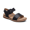 AETREX SANDALS 36 / Black Claire Quarter Strap Sandal 045468514867 Claire Quarter Strap Sandal / Black