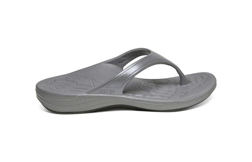 AETREX Sandals Fiji Orthotic Flips - Women Fiji Orthotic Flips - Women / Grey