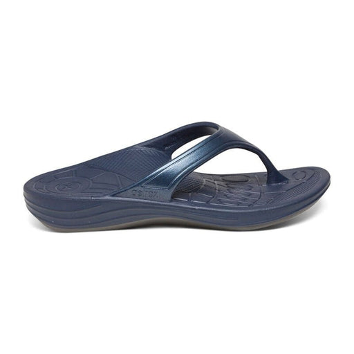 AETREX Sandals Fiji Orthotic Flips - Women Fiji Orthotic Flips - Women / Navy