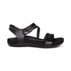 AETREX SANDALS Jess Adjustable Quarter Strap Sandal Jess Adjustable Quarter Strap Sandal / Black Sparkle