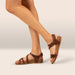 AETREX Sandals Jillian Braided Quarter Strap Sandal Jillian Braided Quarter Strap Sandal
