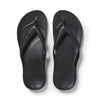 ARCHIES SANDAL Arch Support Flip Flops Black Arch Support Flip Flops Black