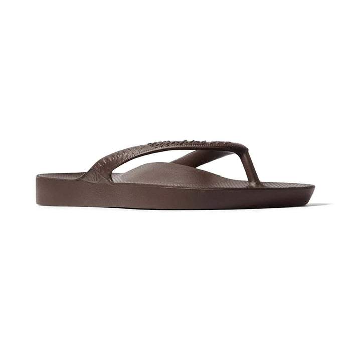 ARCHIES SANDAL Arch Support Flip Flops Brown Arch Support Flip Flops Brown