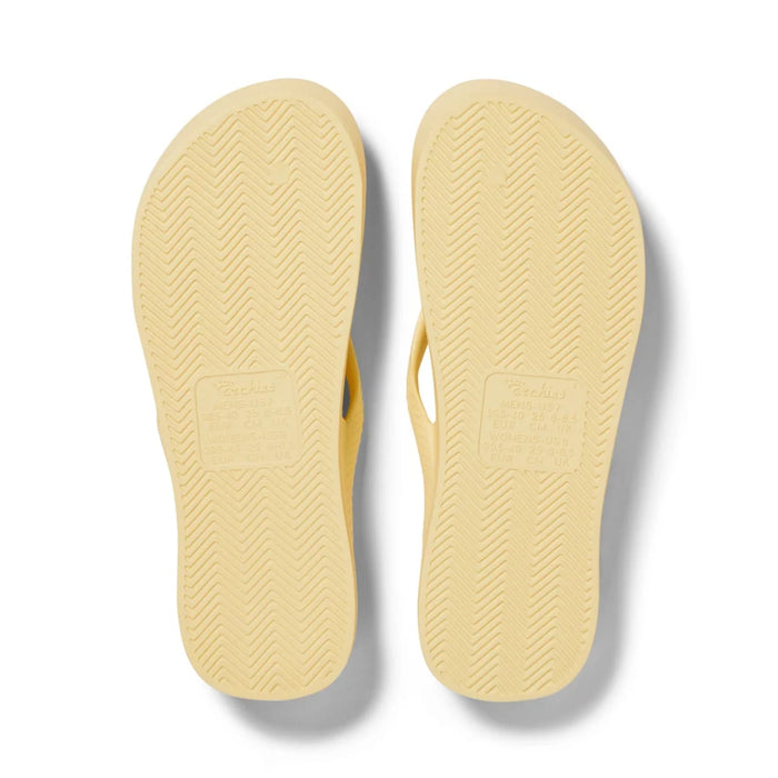 ARCHIES SANDAL Arch Support Flip Flops lemon Arch Support Flip Flops lemon