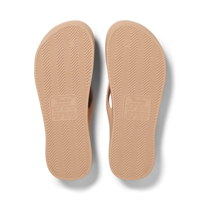 ARCHIES SANDAL Arch Support Flip Flops Tan Arch Support Flip Flops Tan