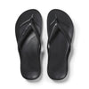 ARCHIES SANDAL WOMEN 5 / MEN 4 / Black Arch Support Flip Flops 9350311004671 Arch Support Flip Flops / Black