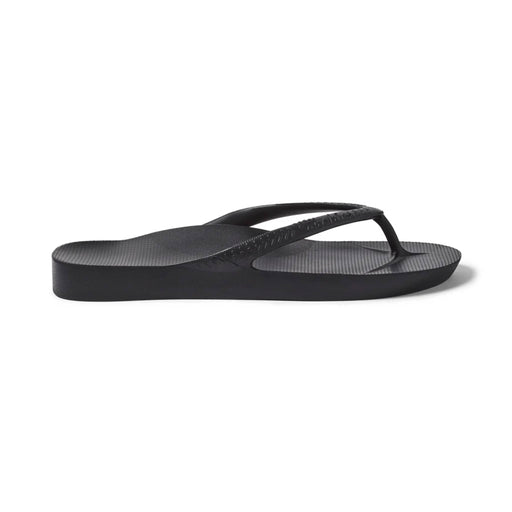 ARCHIES SANDAL WOMEN 5 / MEN 4 / Black Arch Support Flip Flops Black 9350311004671 Arch Support Flip Flops Black