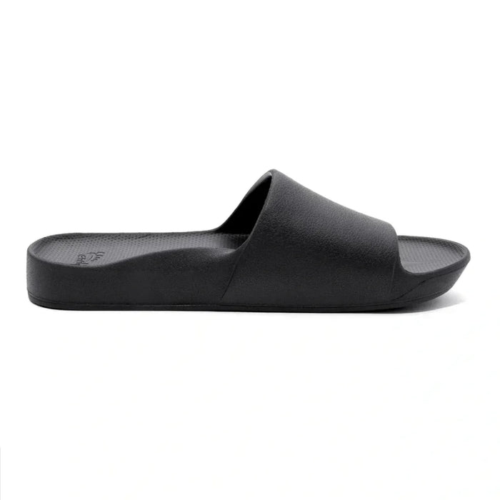 ARCHIES SANDAL WOMEN 5 / MEN 4 / Black Arch Support Slides 9350311007009 Arch Support Slides