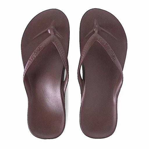 ARCHIES SANDAL WOMEN 5 / MEN 4 / Brown Arch Support Flip Flops 9350311011754 Arch Support Flip Flops