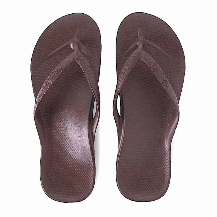 ARCHIES SANDAL WOMEN 5 / MEN 4 / Brown Arch Support Flip Flops 9350311011754 Arch Support Flip Flops