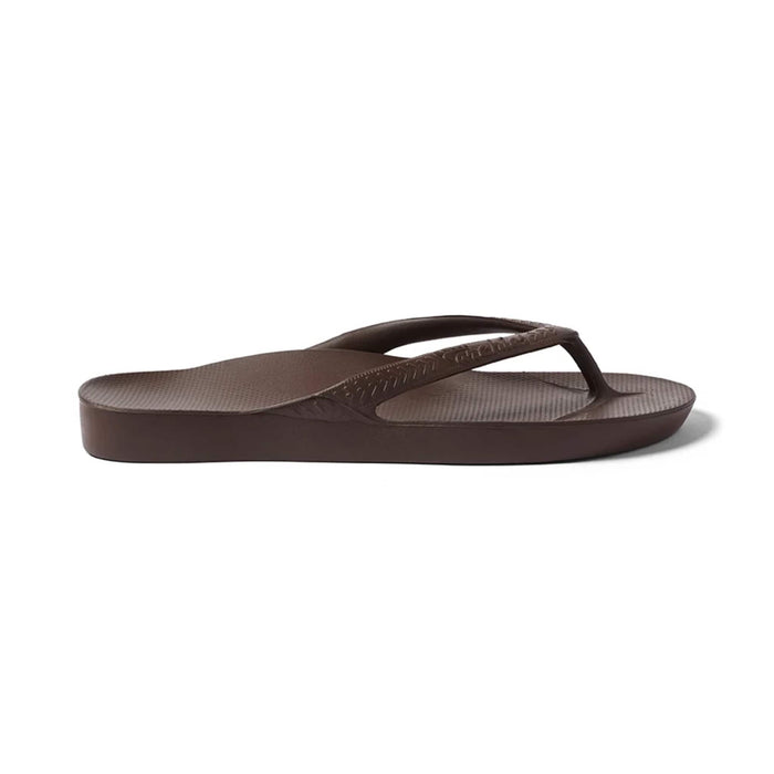 ARCHIES SANDAL WOMEN 5 / MEN 4 / Brown Arch Support Flip Flops Brown 9350311011754 Arch Support Flip Flops Brown