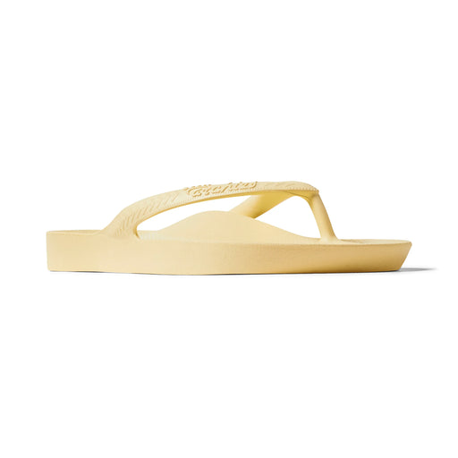 ARCHIES SANDAL WOMEN 5 / MEN 4 / Lemon Arch Support Flip Flops Arch Support Flip Flops