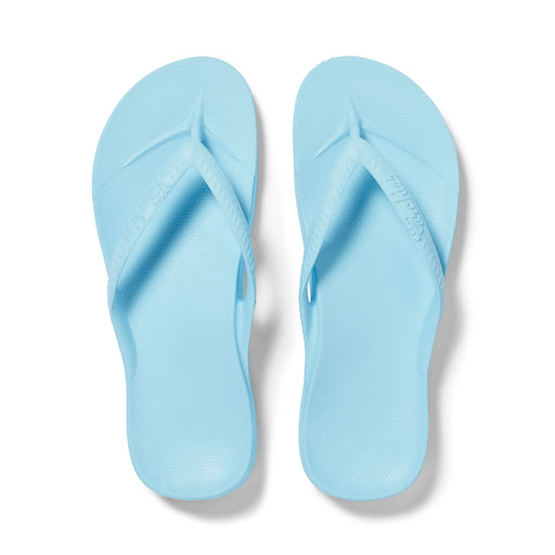 ARCHIES SANDAL WOMEN 5 / MEN 4 / Sky Blue Arch Support Flip Flops 9350311004732 Arch Support Flip Flops / Tan