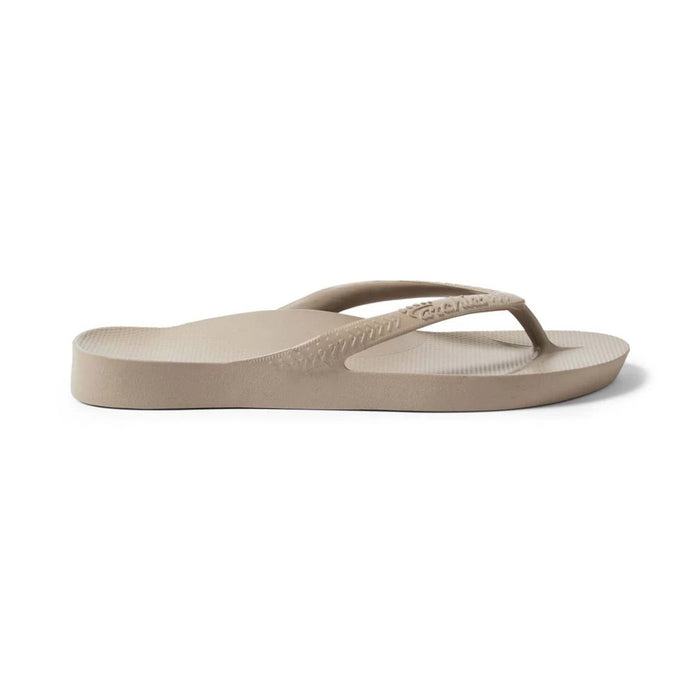 ARCHIES SANDAL WOMEN 5 / MEN 4 / Taupe Arch Support Flip Flops Taupe 9350311004749 Arch Support Flip Flops Taupe