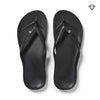 ARCHIES SANDALS 5 / Black Arch Support Flip Flops 9350311006415 Arch Support Flip Flops / Crystal Pink