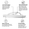 ARCHIES SANDALS Arch Support Flip Flops Crystal Arch Support Flip Flops Crystal