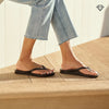 ARCHIES SANDALS Arch Support Flip Flops Crystal Black Arch Support Flip Flops Crystal Black
