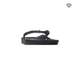 ARCHIES SANDALS Arch Support Flip Flops Crystal Black Arch Support Flip Flops Crystal Black
