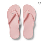 ARCHIES SANDALS Arch Support Flip Flops Crystal Pink Arch Support Flip Flops Crystal Pink