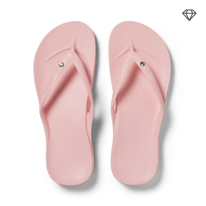 ARCHIES SANDALS Arch Support Flip Flops Crystal Pink Arch Support Flip Flops Crystal Pink