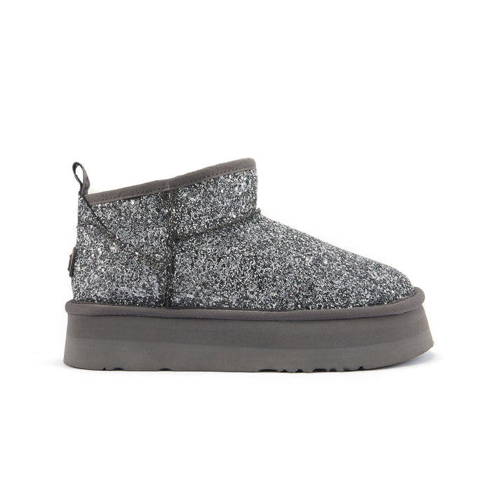 Australia Luxe Collective BOOTS 5 / GLITTER PEWTER COSY ULTRA PLATFOAM GLITTER PEWTER 5056445085169 COSY ULTRA PLATFOAM GLITTER PEWTER