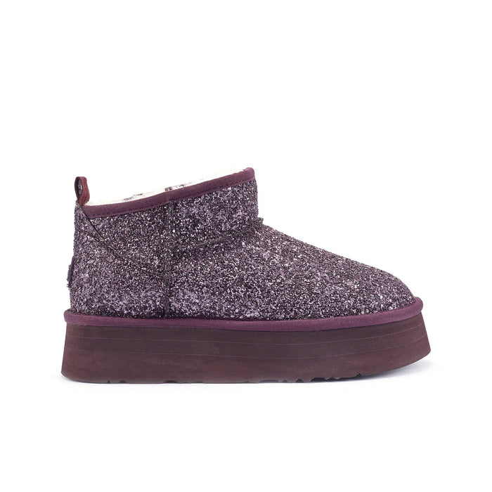 Australia Luxe Collective BOOTS 5 / GLITTER PLUM COSY ULTRA PLATFOAM GLITTER PLUM 5056445085091 COSY ULTRA PLATFOAM GLITTER PLUM
