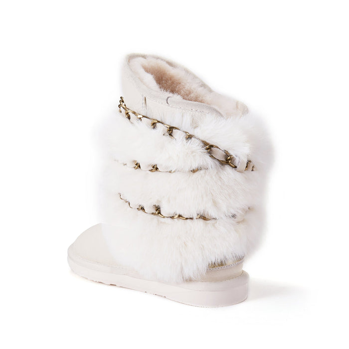 Australia Luxe Collective BOOTS ATILLA SHORT SATIN PALE ATILLA SHORT SATIN PALE