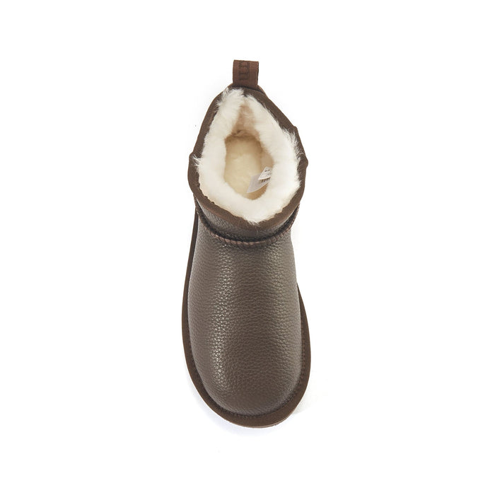 Australia Luxe Collective BOOTS COSY ULTRA SHORT LEATHER BEVA COSY ULTRA SHORT LEATHER BEVA