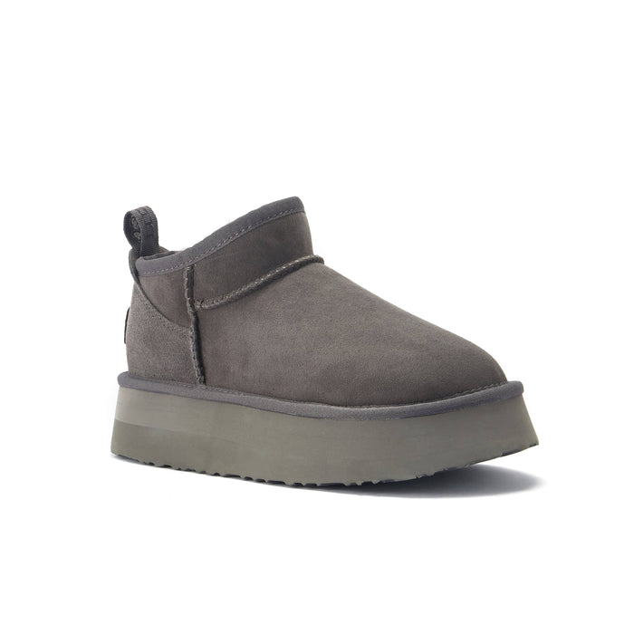 Australia Luxe Collective BOOTS COSY ULTRA SHORT PLATFOAM GRAY COSY ULTRA SHORT PLATFOAM GRAY