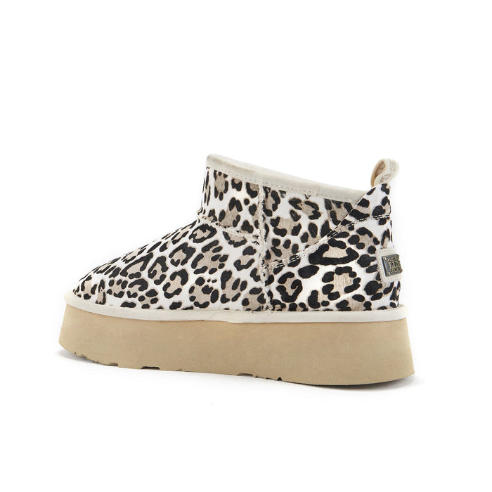 Australia Luxe Collective BOOTS COSY ULTRA SHORT PLATFOAM SNOW LEOPARD COSY ULTRA SHORT PLATFOAM SNOW LEOPARD