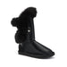Australia Luxe Collective BOOTS NORDIC SHORT SATIN BLACK NORDIC SHORT SATIN BLACK