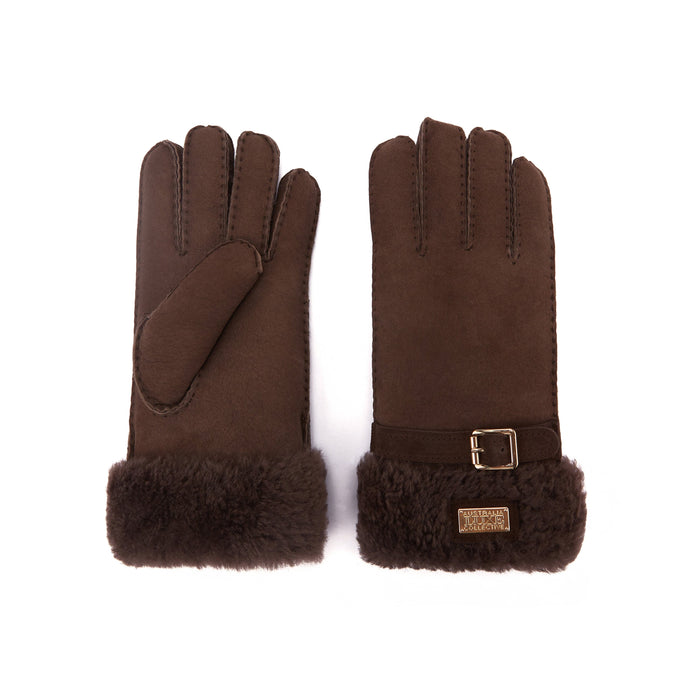 Australia Luxe Collective GLOVES CUFF GLOVES SUEDE BURNT CUFF GLOVES SUEDE BURNT