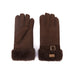 Australia Luxe Collective GLOVES CUFF GLOVES SUEDE BURNT CUFF GLOVES SUEDE BURNT