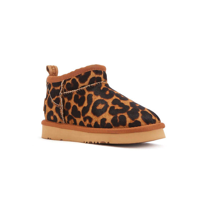 Australia Luxe Collective KIDS KIDS COSY ULTRA SHORT LEOPARD KIDS COSY ULTRA SHORT LEOPARD